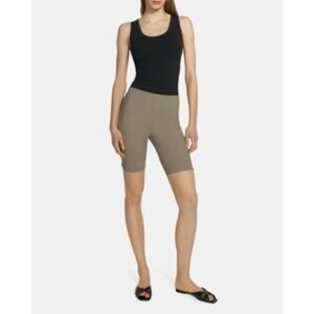 Theory Women's Skinny Biker Shorts NWT